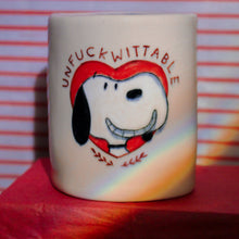 Load image into Gallery viewer, unfuckwittable snoopy tumbler
