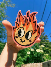 Load image into Gallery viewer, burning luv vinyl sticker
