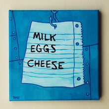 Load image into Gallery viewer, MILK, EGGS, CHEESE - CANVAS SET
